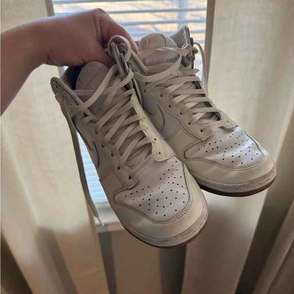 Nike Dunk High Sail Gum Sneakers - Picture 3 of 6